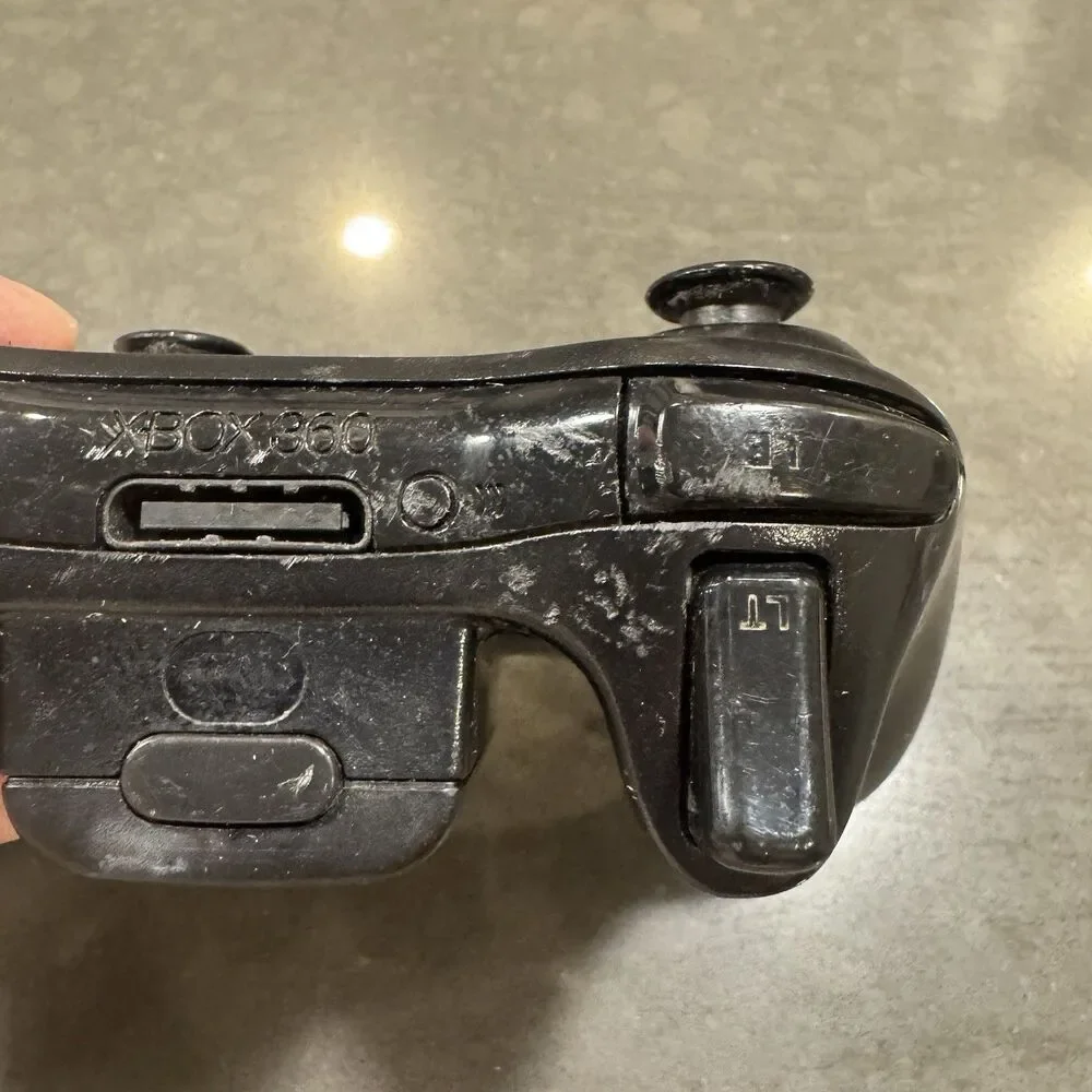 Microsoft Xbox 360 Wireless Controller Genuine OEM Black Free Shipping
